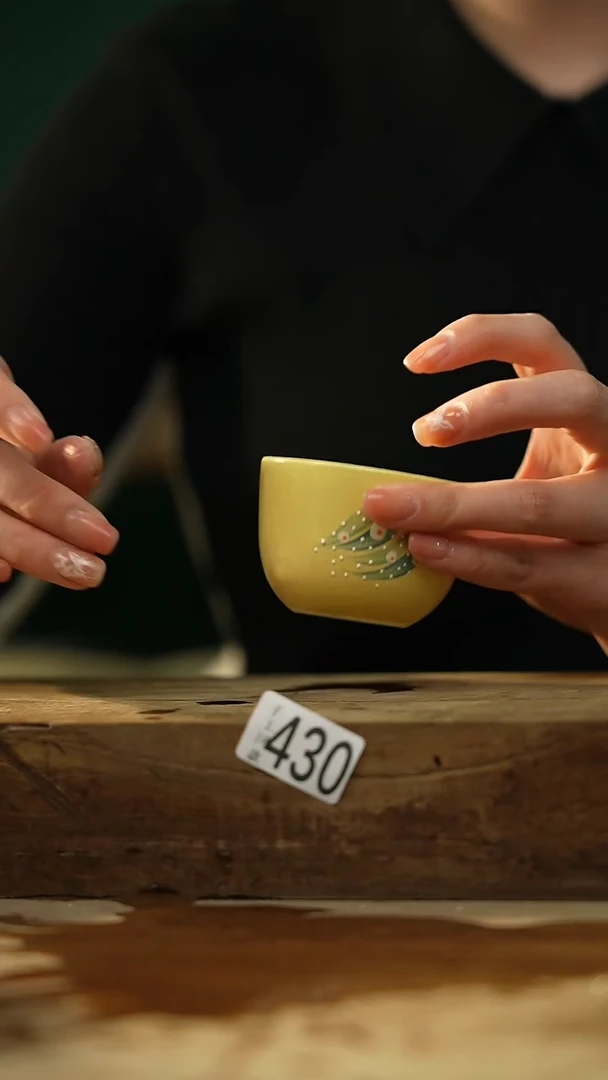 【闪购商品】瓷片凌波仙子·主人杯/设计师 牧渔 款