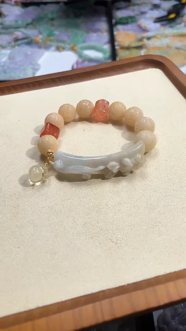 【闪购商品】翡翠手链未镶嵌手牌