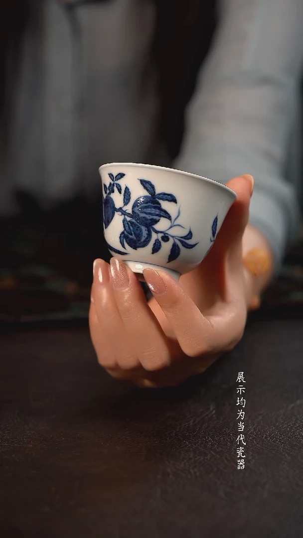 研山琢器鹦鹉大铃铛杯
