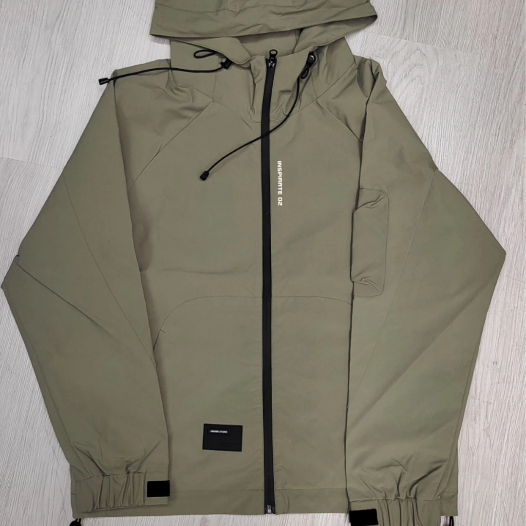 25006绿G-野营户外工装休闲透气春秋冲锋衣夹克百搭外套