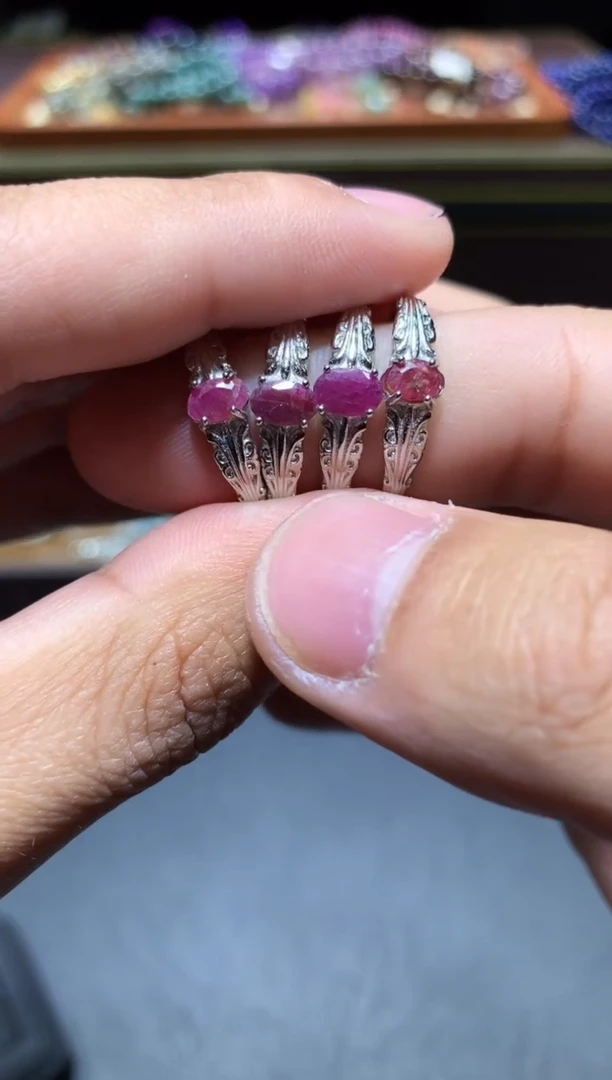 【闪购商品】红宝石戒指未镶嵌P42【多样性发其一】