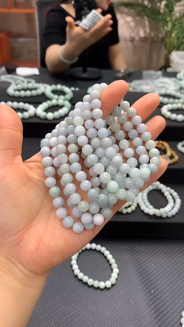 未镶嵌手串翡翠手串 5023多样性发一件