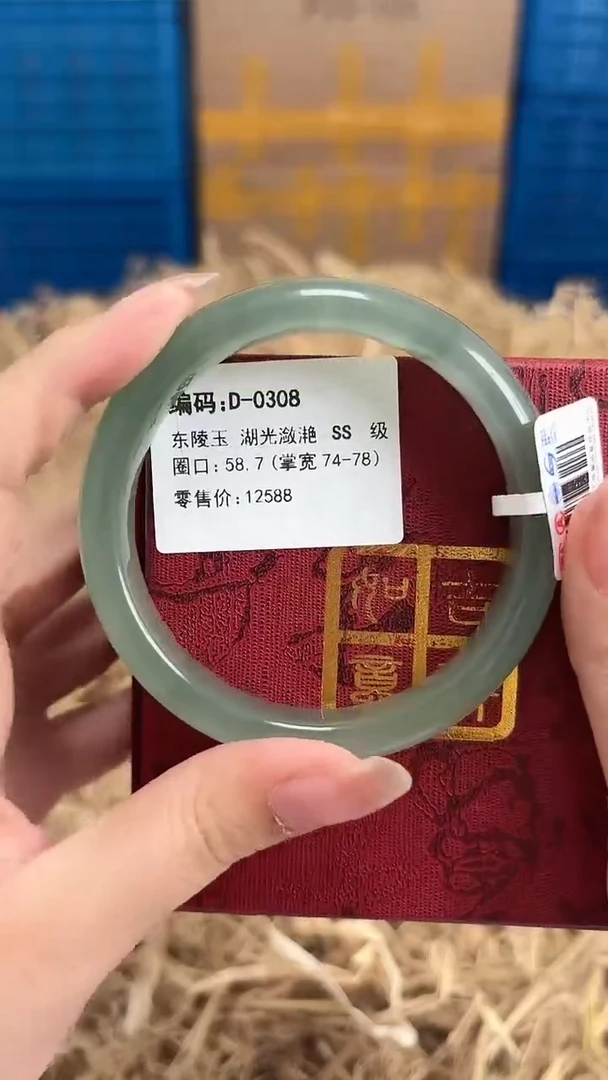 未镶嵌手镯石英质玉D-0308