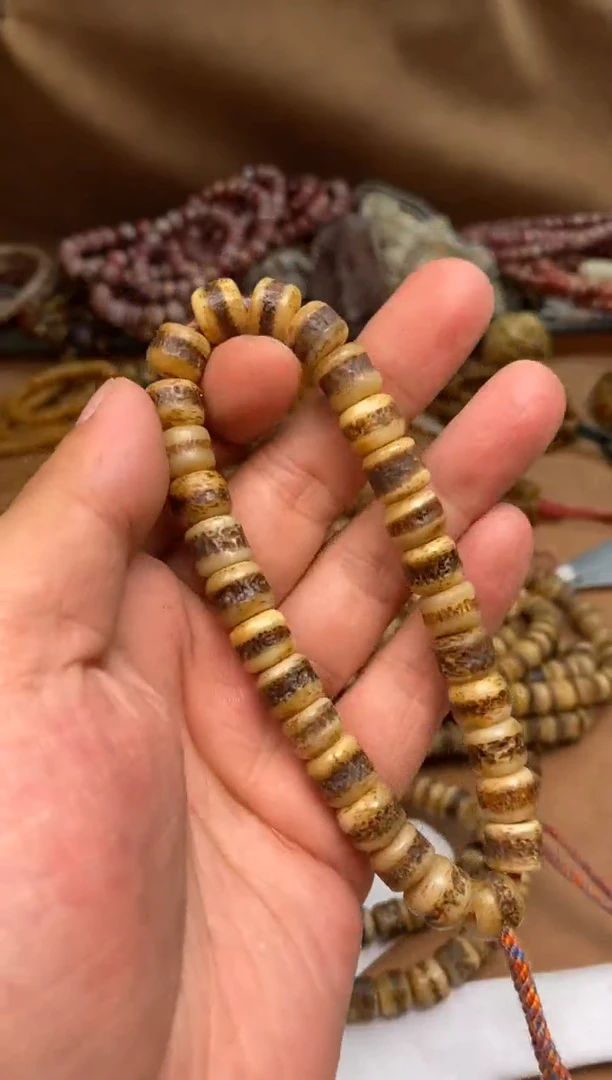 其他牛骨G134-手工原色嘎嘎单圈