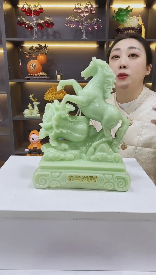 大号立马发财摆件