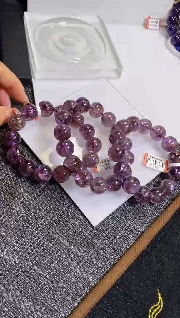 【闪购商品】水晶手链15.5±/819未镶嵌紫阿塞多样性发一件