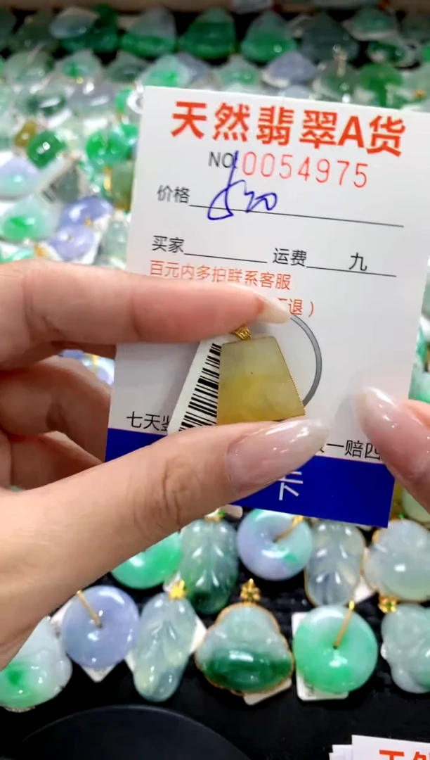 翡翠18K金镶嵌颈饰1111111111111111