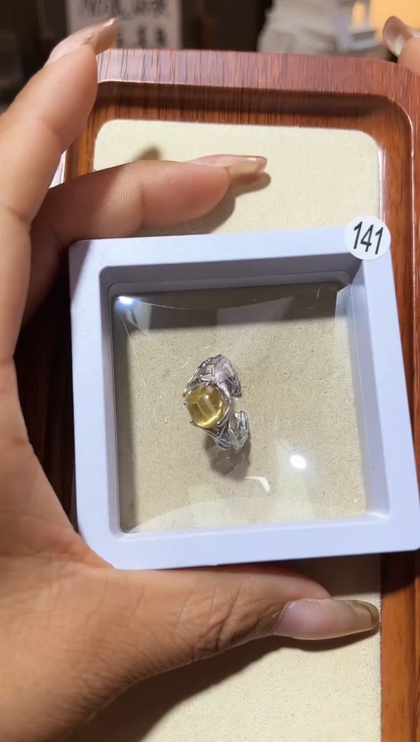 【闪购商品】水晶戒指银S925镶嵌定制