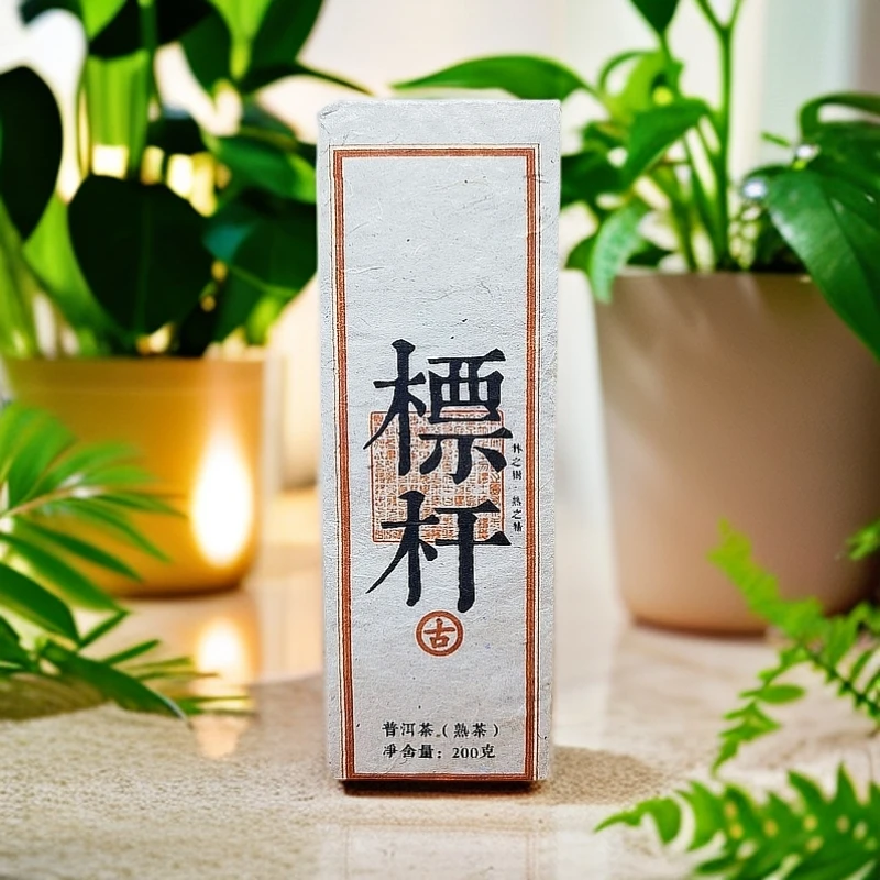 J-標杆·墨江凤凰窝老熟砖 原料2013年  200g/砖【老金茶庄】