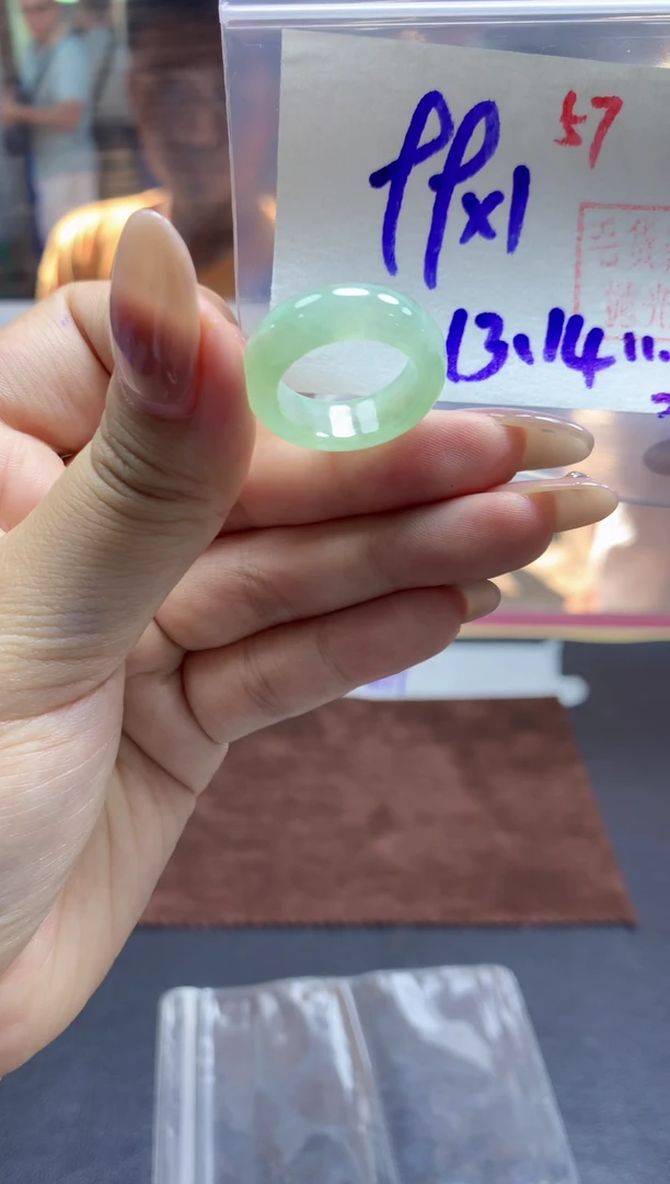 未镶嵌定制翡翠戒圈#99元-毛货需精细抛光