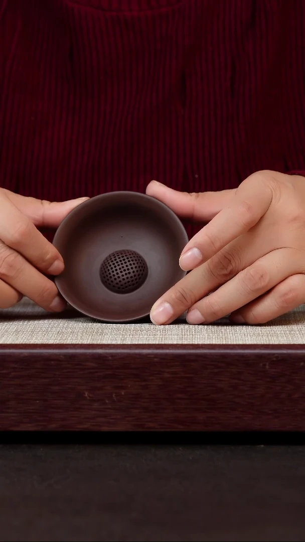 茶杯紫砂紫泥茶漏