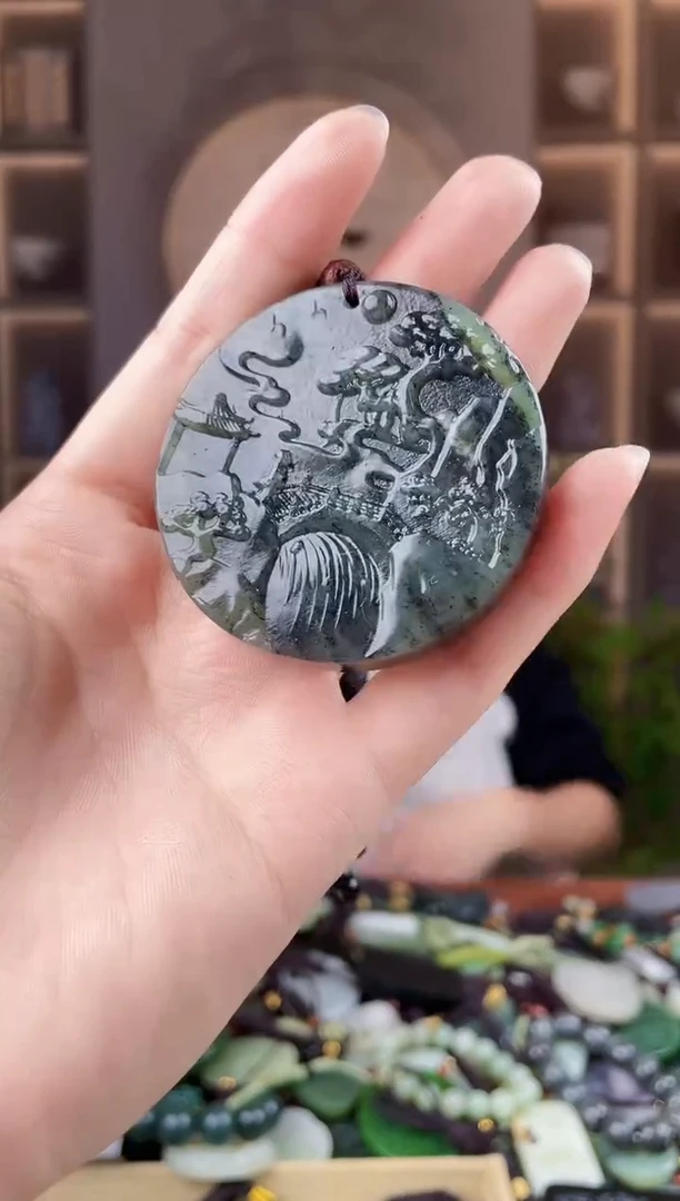 未镶嵌和田玉挂件拍一发一，拍一发一，