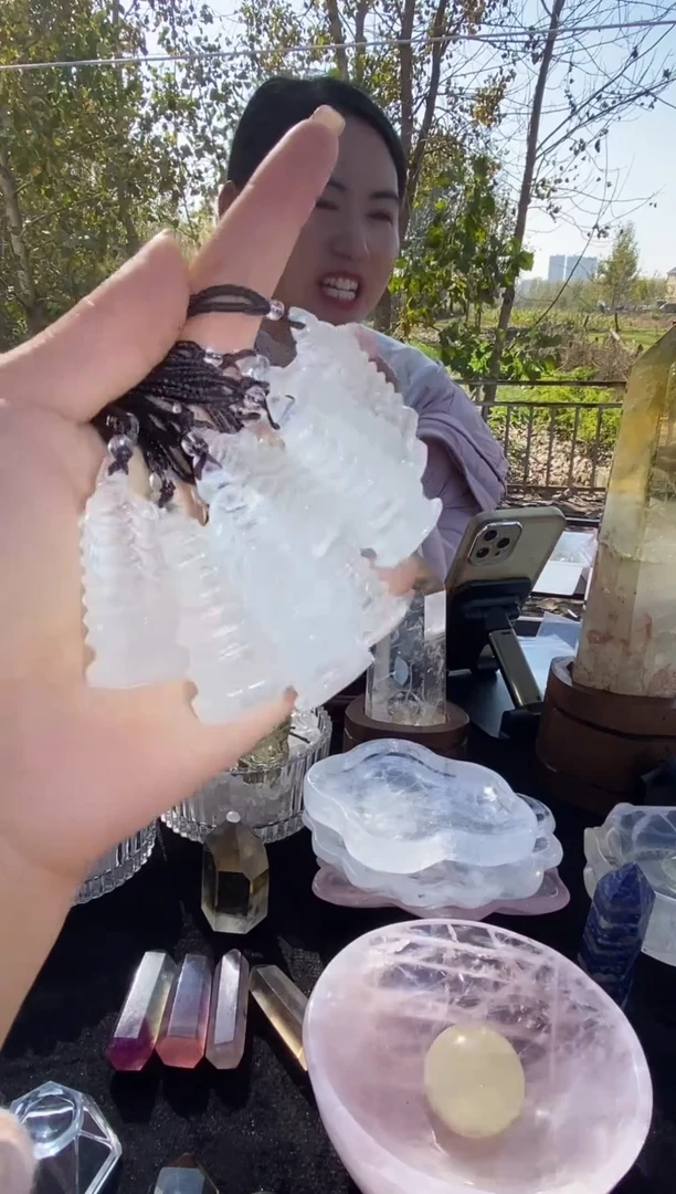 未镶嵌珠宝半成品水晶文昌塔吊坠多样性发其一