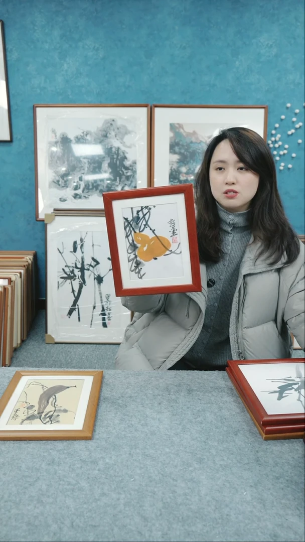 【闪购商品】国画10寸郑志超老师木质摆台