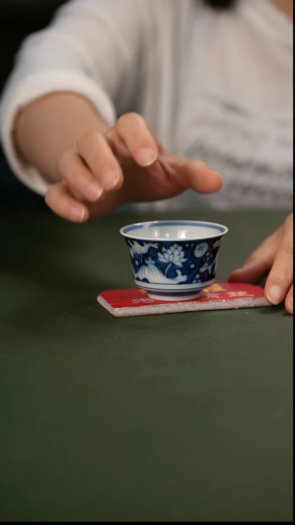 杯纯手工手绘陶瓷
