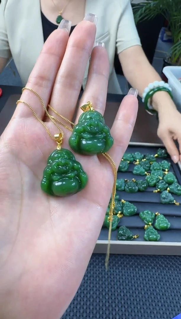 和田玉合金颈饰2