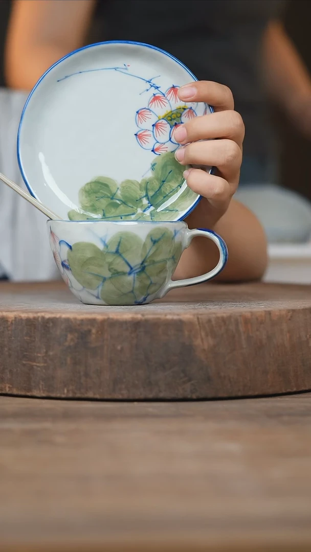 瓷片景德镇高温釉下彩（食品级）