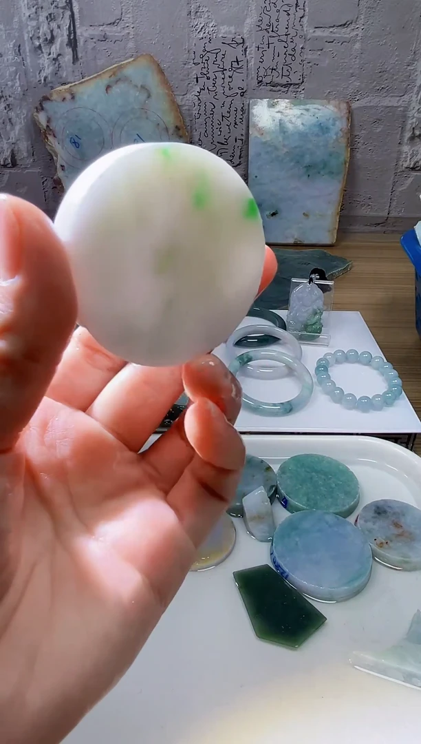 裸石翡翠天然翡翠A货余 南 873