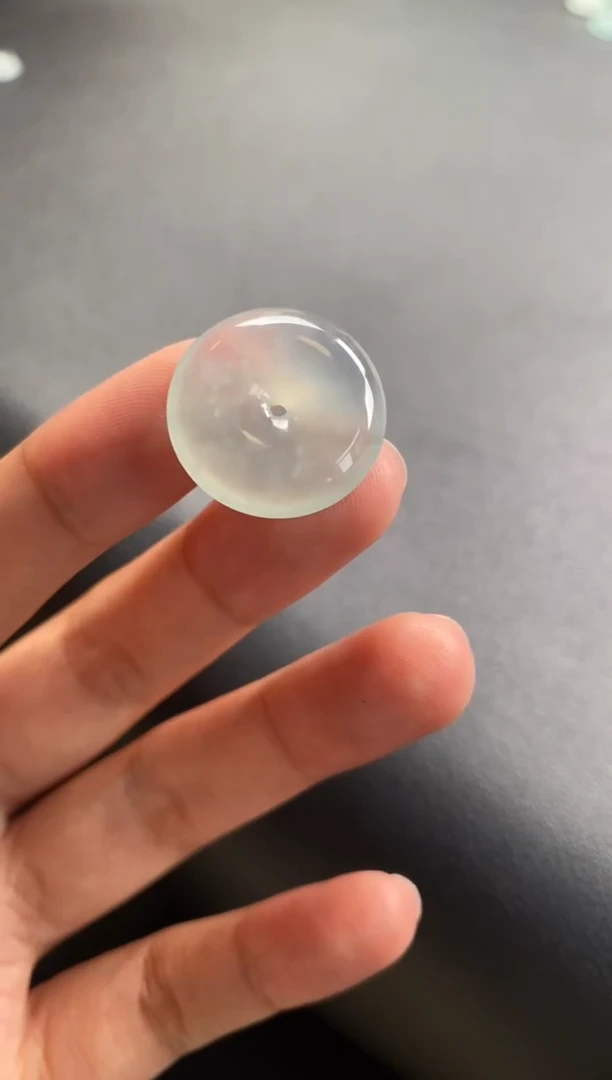 散珠翡翠冰种平安扣