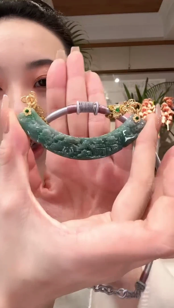 【闪购商品】翡翠颈饰未镶嵌国风