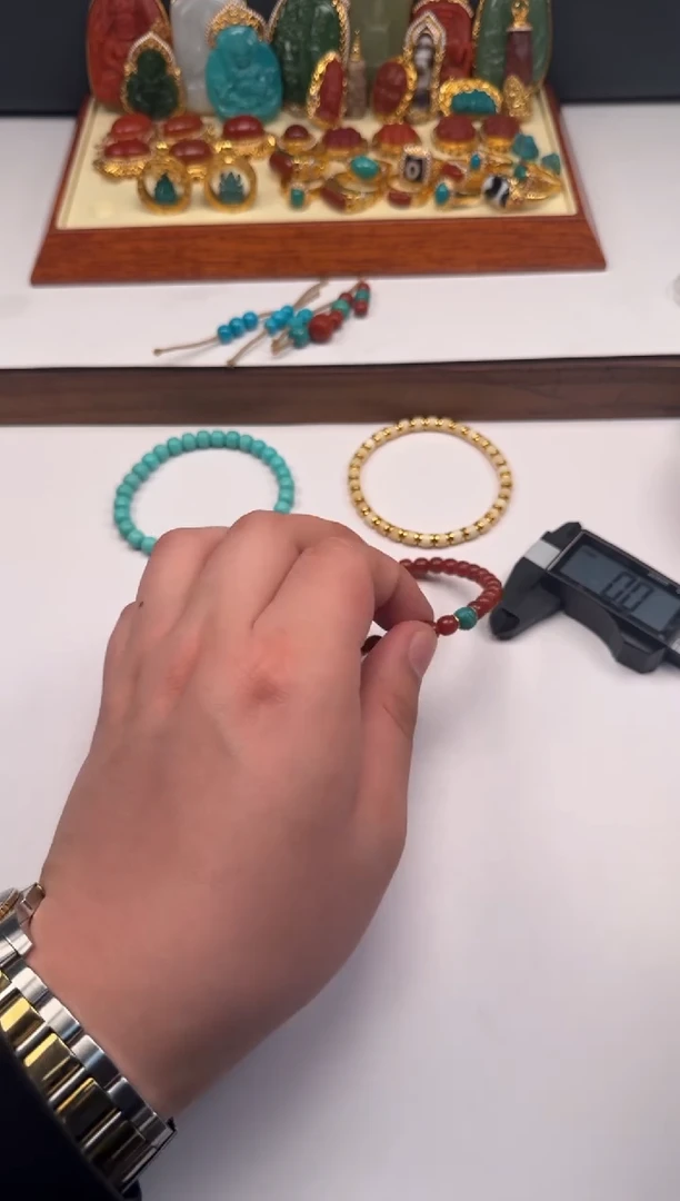 未镶嵌南红玛瑙挂件深***~手串手串