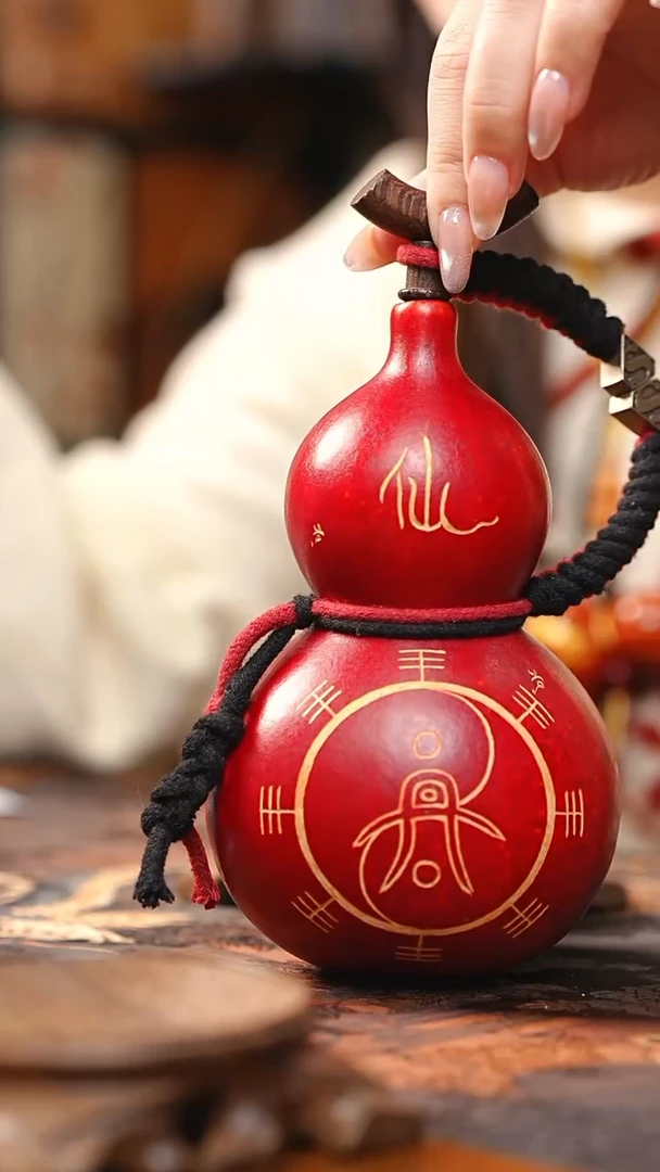 【闪购商品】RS116大漆酒葫芦不包手串及旋转底座