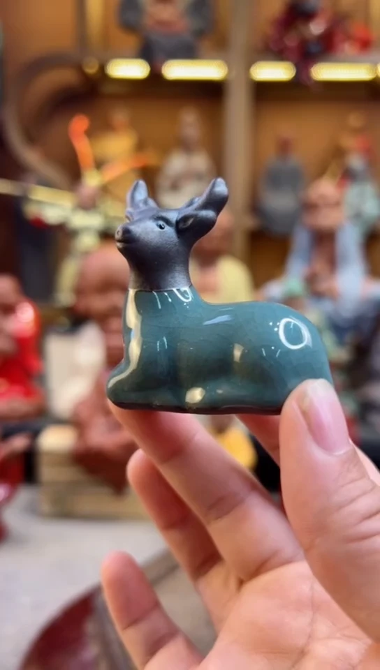 紫砂茶宠器闵茶宠摆件