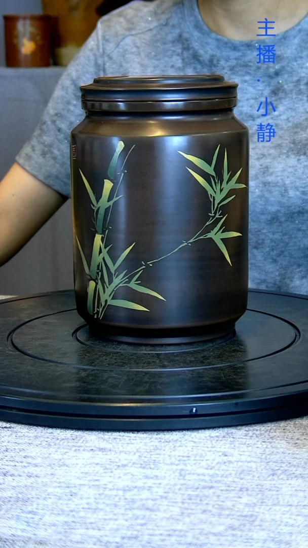 全手工紫陶茶罐精磨022
