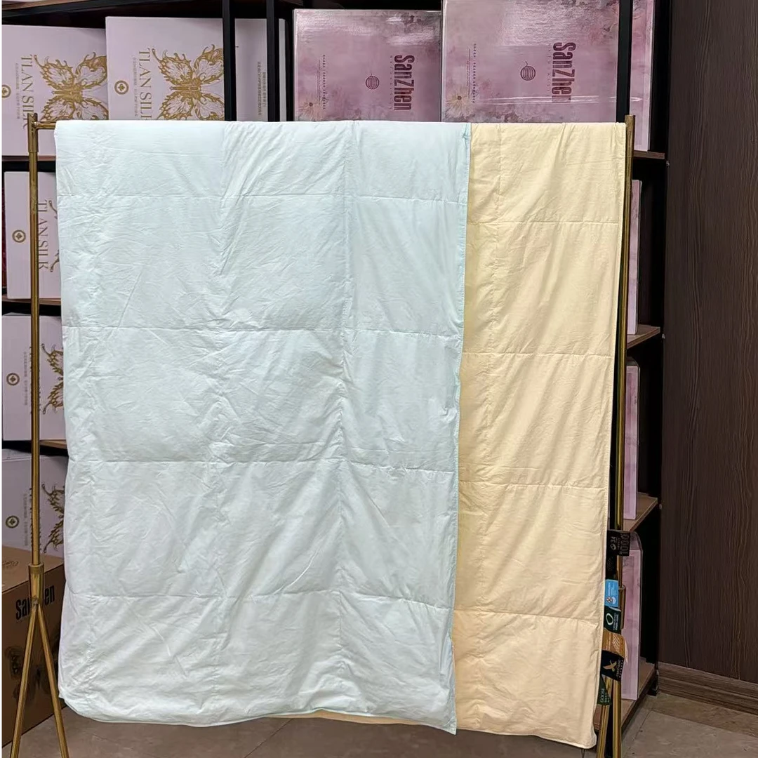 工厂-孤品清！90绒夏被羽绒被工厂直发超柔静音抗菌面料夏季甄选