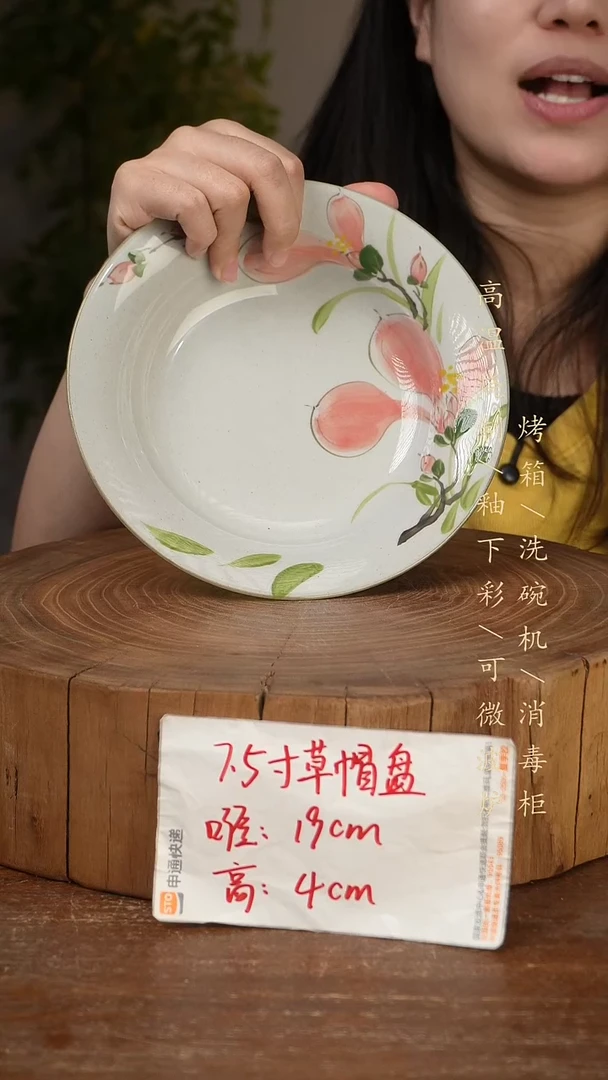 碗瓷景德镇手工手绘高温瓷釉下彩