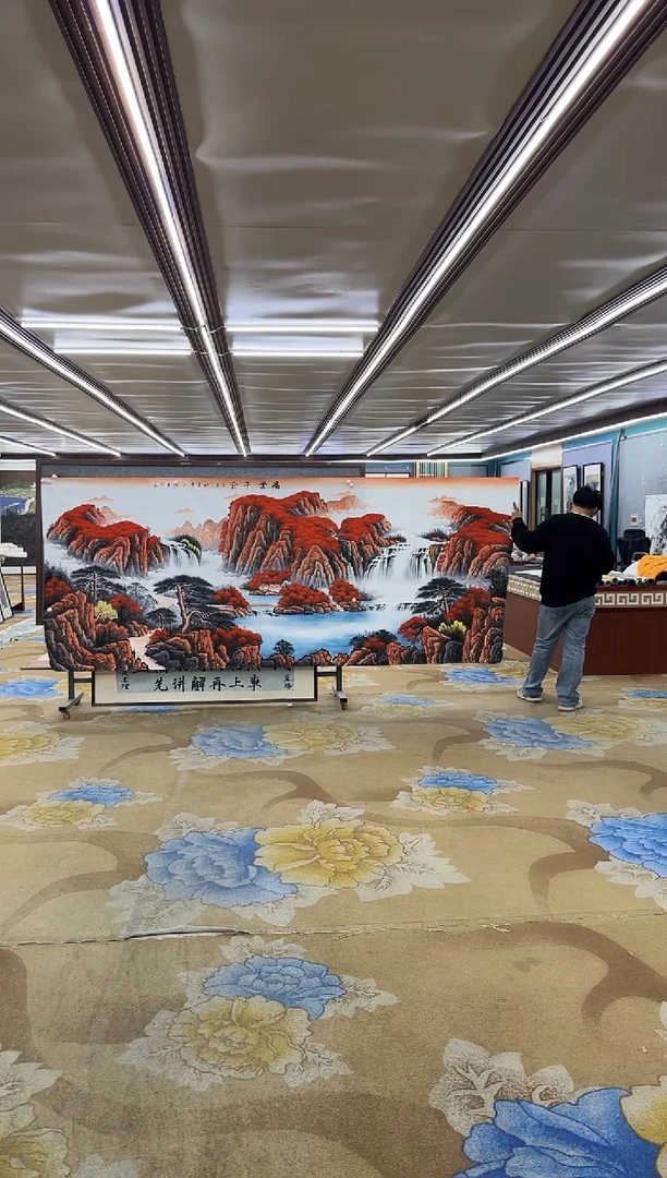 绘画上**水绘画dc刘雪红-大丈二-国画