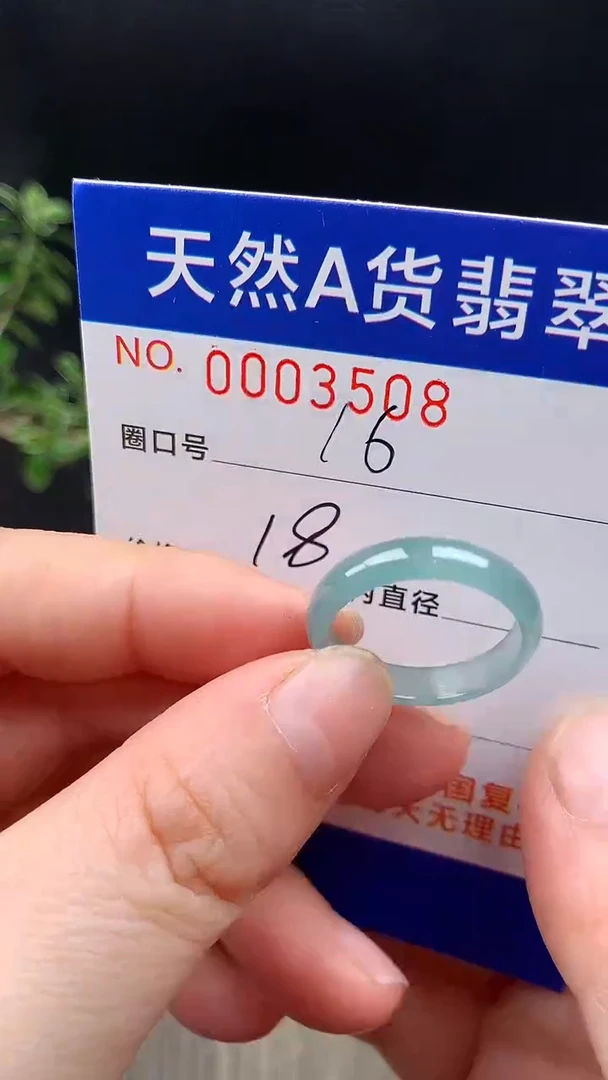 未镶嵌戒指翡翠16#