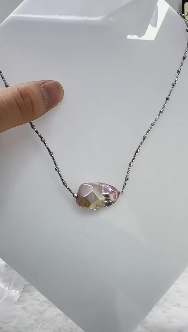 【闪购商品】淡水珍珠DA银S925镶嵌b159 珍珠