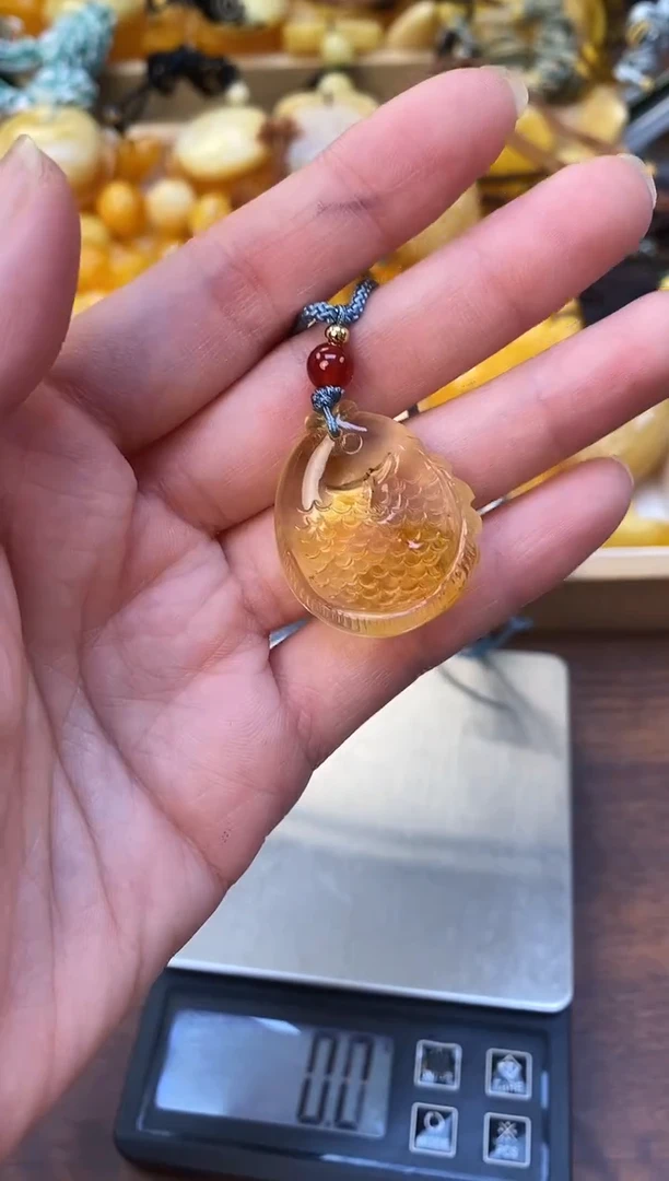 裸石琥珀未镶嵌天然琥珀蜜蜡