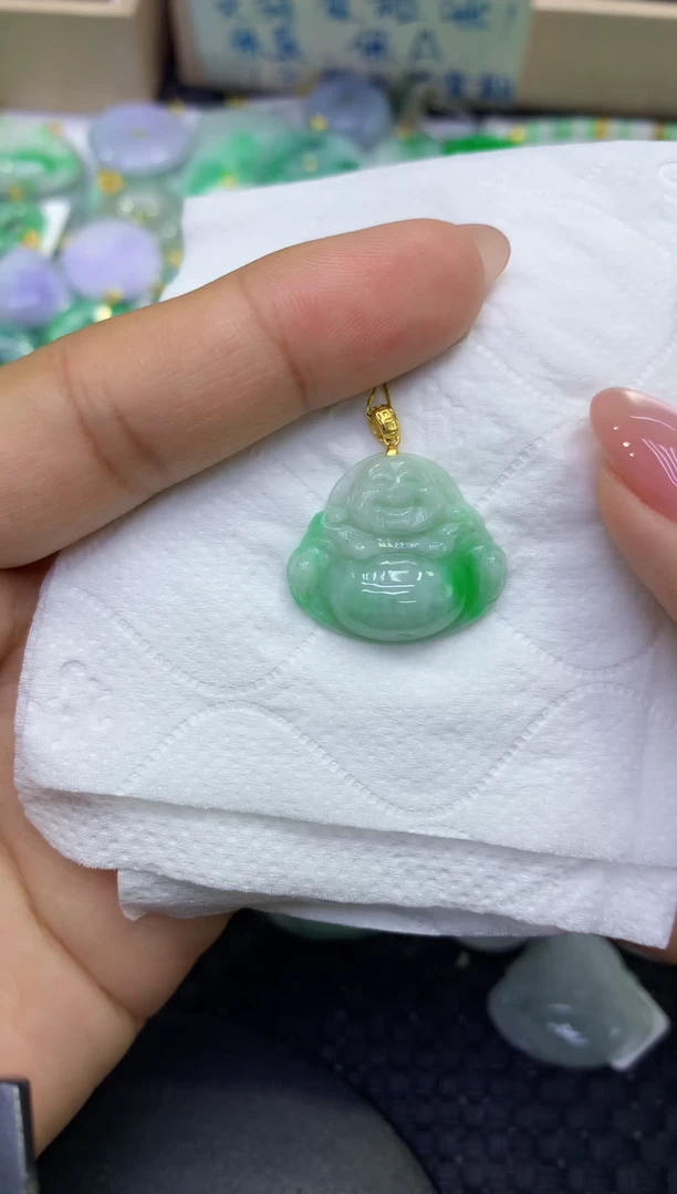 颈饰未镶嵌翡翠天然缅甸A货翡翠