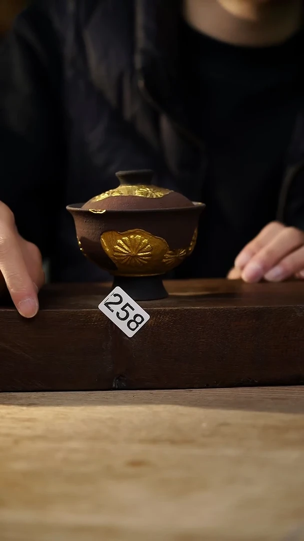 瓷片设计师手作！！！落单设计师福利！！盖碗