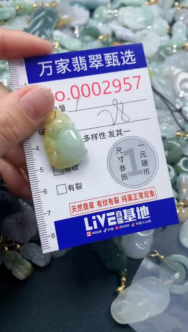 吊坠(不含链)未镶嵌翡翠2957