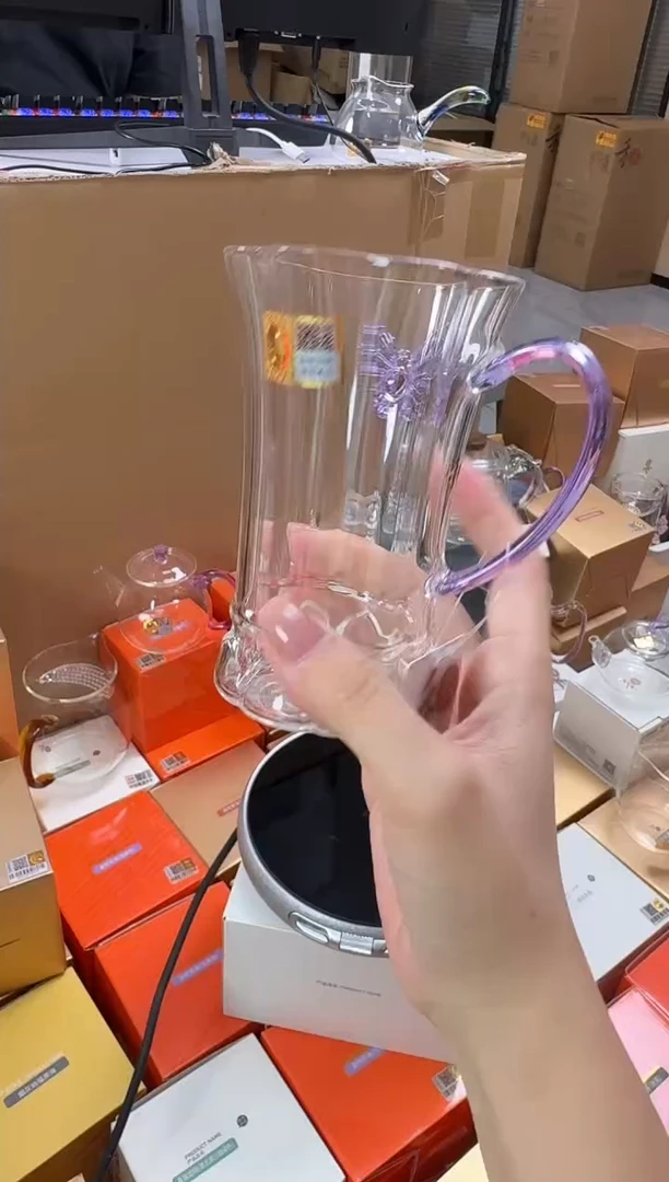 @@禾器晶彩幻蝶杯浅紫色