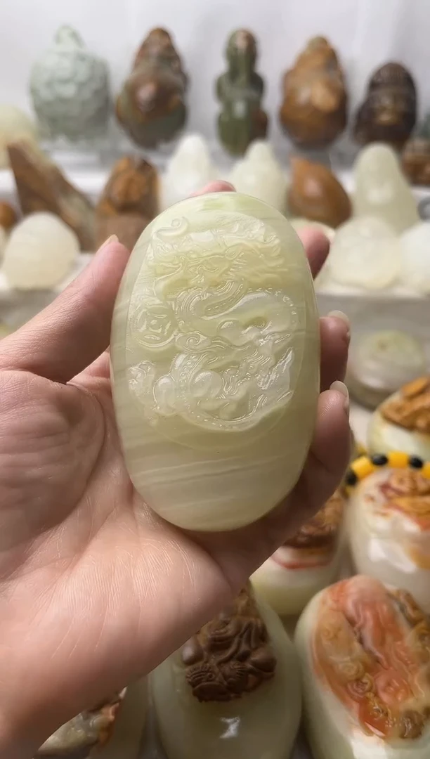 石材方解石棉纹正常不退换龙微瑕