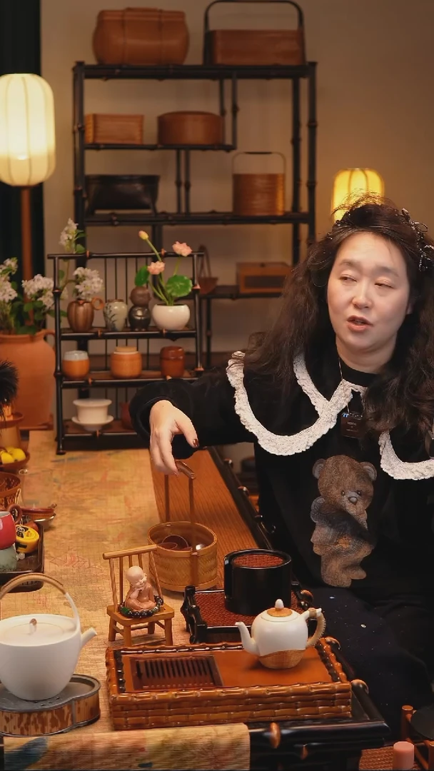 书香 提篮 竹编+紫竹