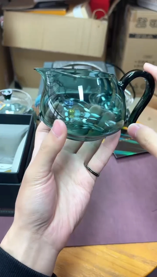 淡然茶海通体墨绿色样品