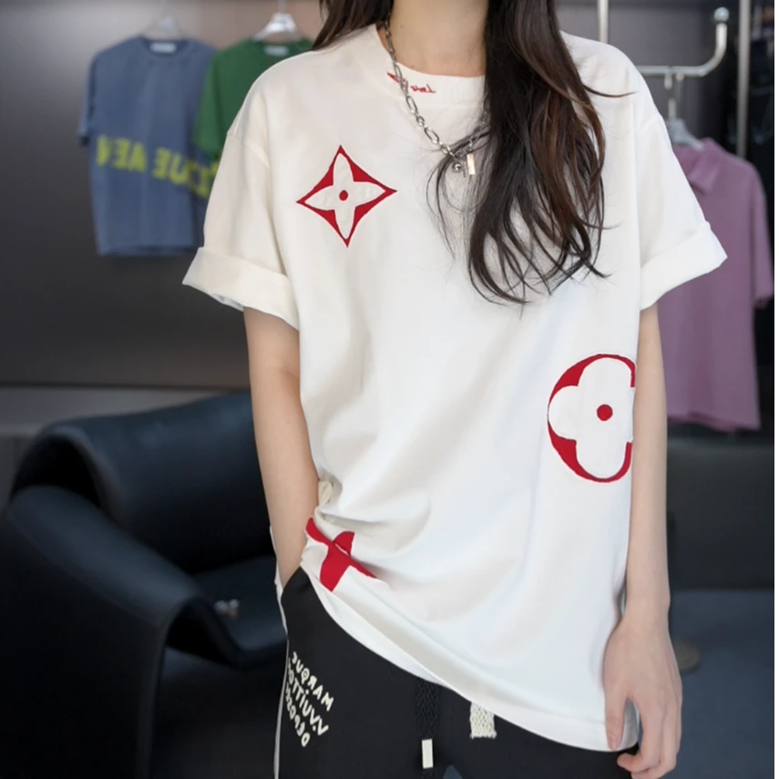 【JSTE2218】春夏休闲圆领男装纯棉T恤轻奢半袖