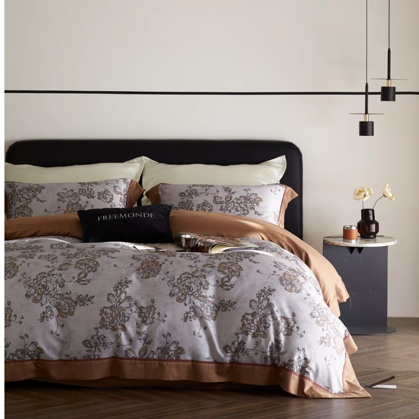 丽家平！双11有点狂！ 油柔软裸睡感床品天丝棉磨毛保暖四件套