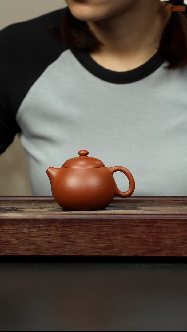 紫砂茶壶超矿标红降坡 文旦