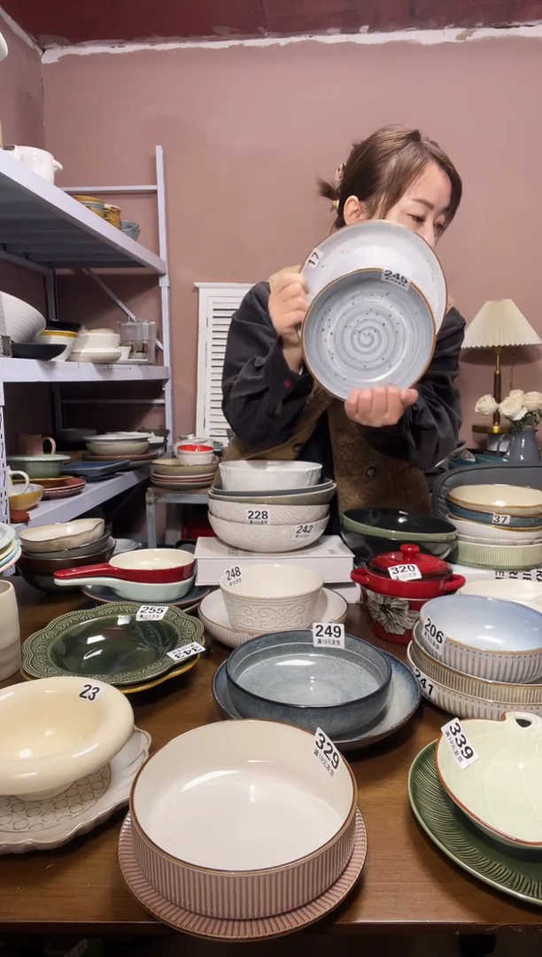 陶瓷-****）微瑕（2个装）盘碗套装2个