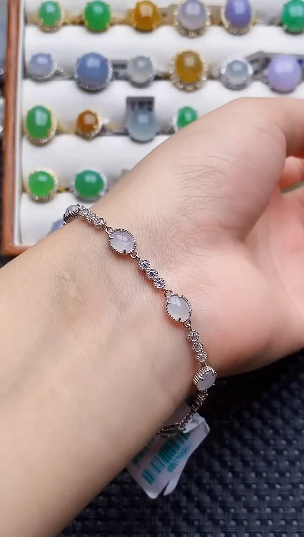 银S925镶嵌戒指翡翠2040