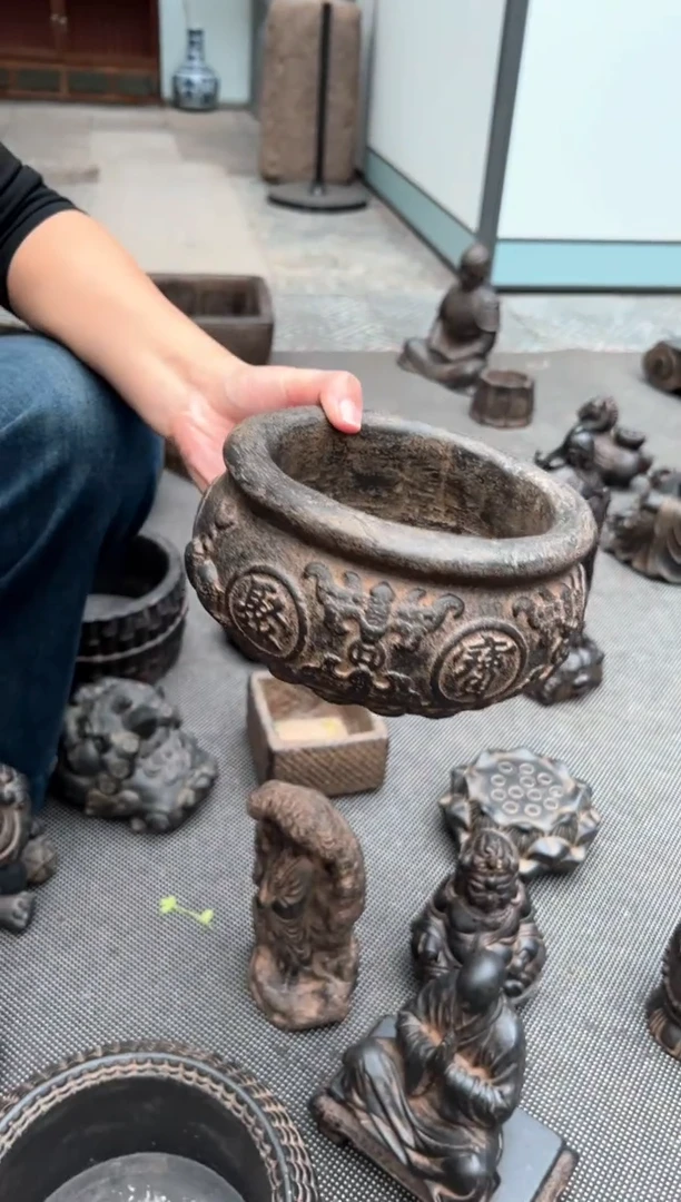 陶土【火山泥】聚宝盆