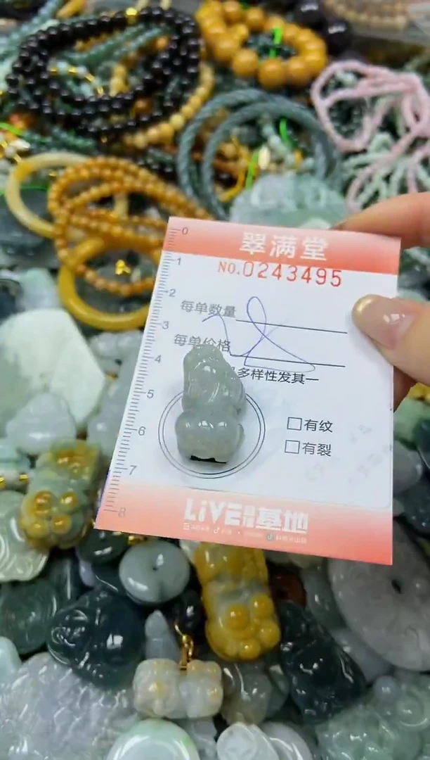 未镶嵌挂件翡翠闪购0243495