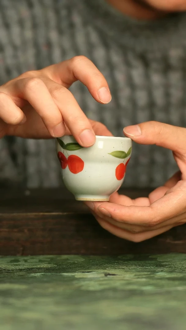 青诗集手工手绘瓷器