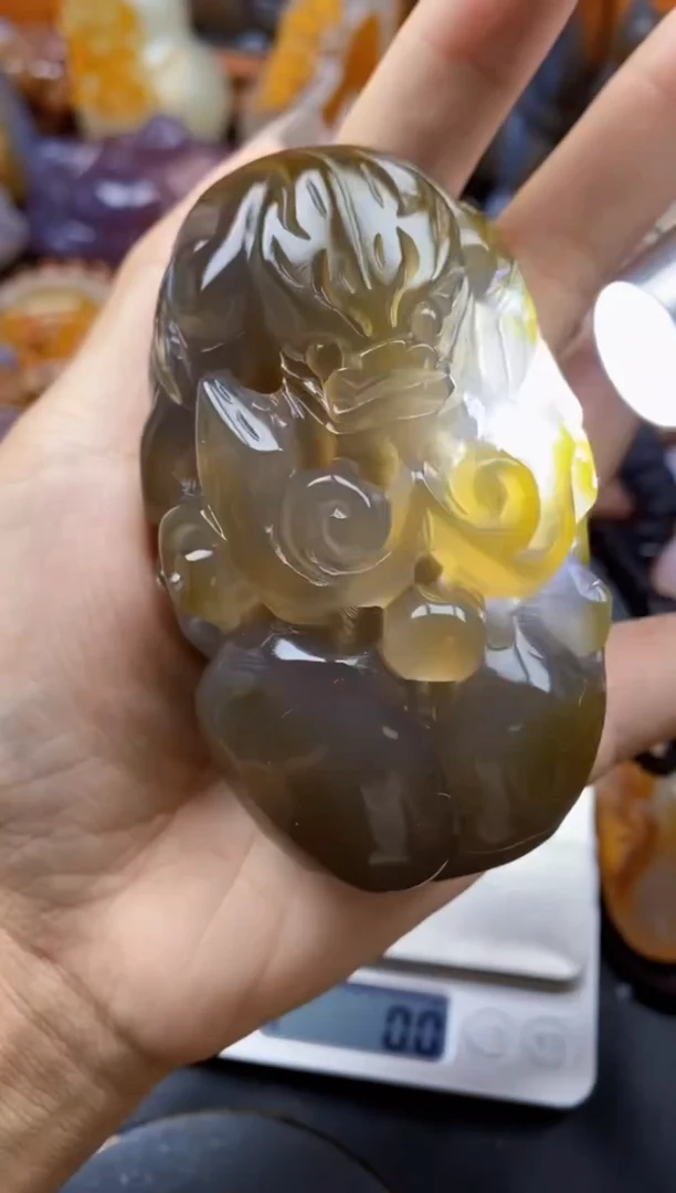 玛瑙/玉髓挂件未镶嵌策****>ll